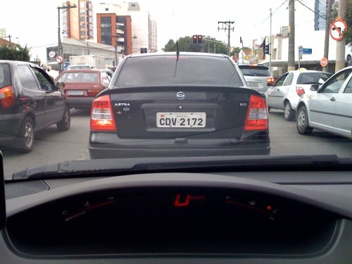 placa de carro Brasil