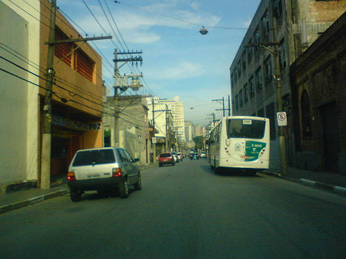 Rua da Mooca sem sinal