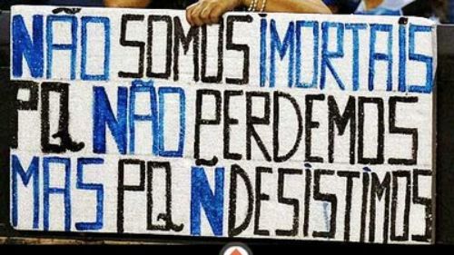 Recado a todos que por aqui passam