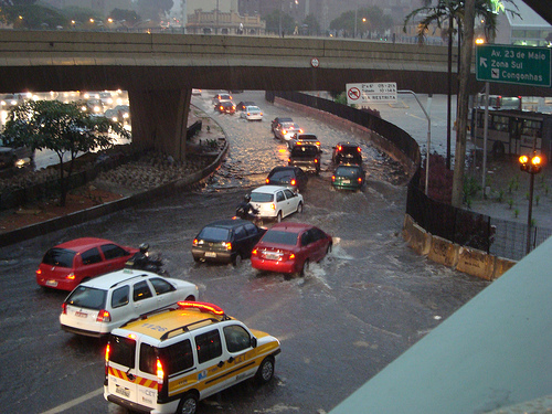 Enchente em São Paulo