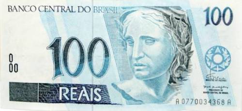 Cédula de 100 reais