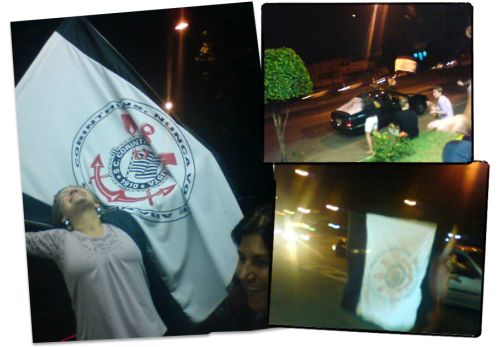 Imagens da festa de campeão da Cátia Toffoletto