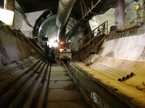 Mega-tatuzão no Metrô