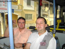 Jose Antonio do Nascimento e Adamo no trólebus