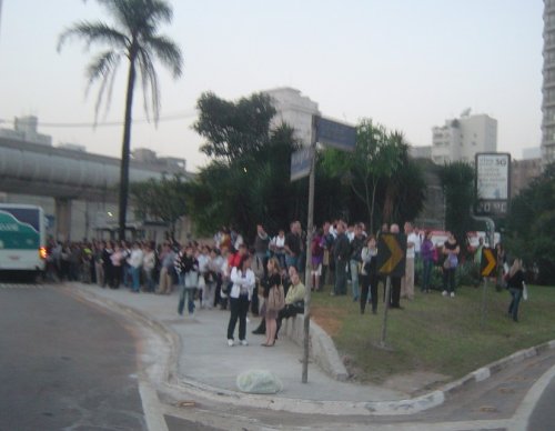 Bolsão de Fretados na Cidade Jardim