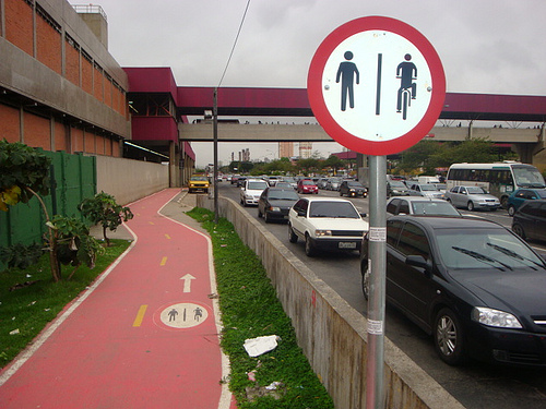 Ciclovia na Radial Leste