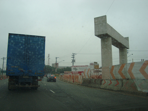 Obras na Marginal Tietê