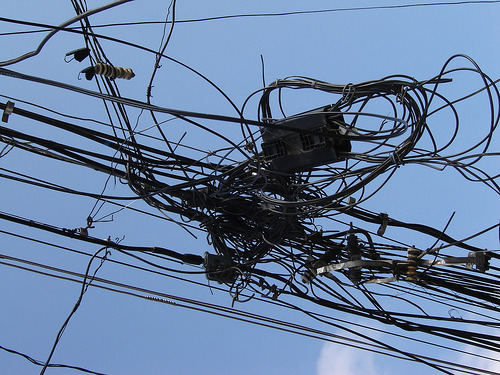 Emaranhado de fio na Arizona
