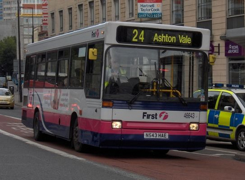Ônibus movido a óleo de cozinha