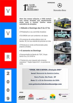 Exposição de ônibus antigos