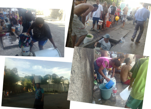 Falta de água na zona oeste