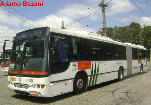 Primeiro ônibus elétrico híbrido Primeiro ônibus elétrico híbrido