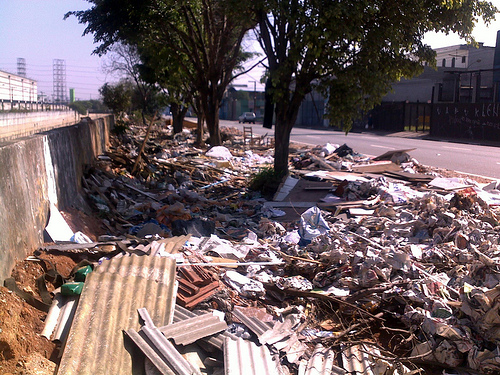 Lixo no Tamanduateí