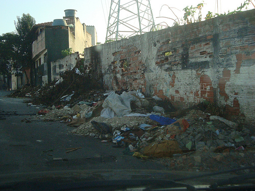 Lixo na maria branca