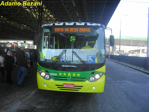 Ônibus da Copa em Santo André