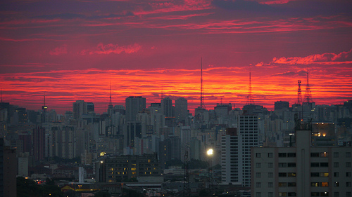 A chuva se foi