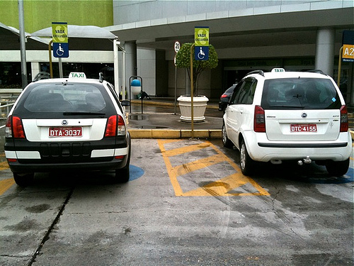 Ponto de táxi ilegal