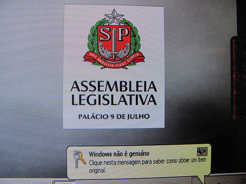 Piratatia na Assembleia de SP