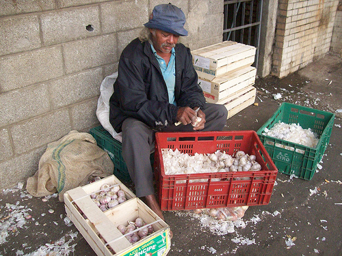 O descascador de alho