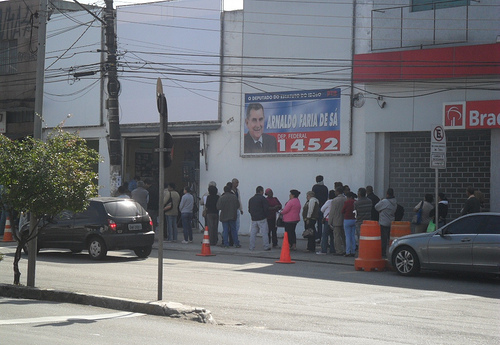 Deputado faz propaganda