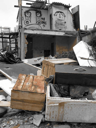 Demolição da favela Jardim Edite