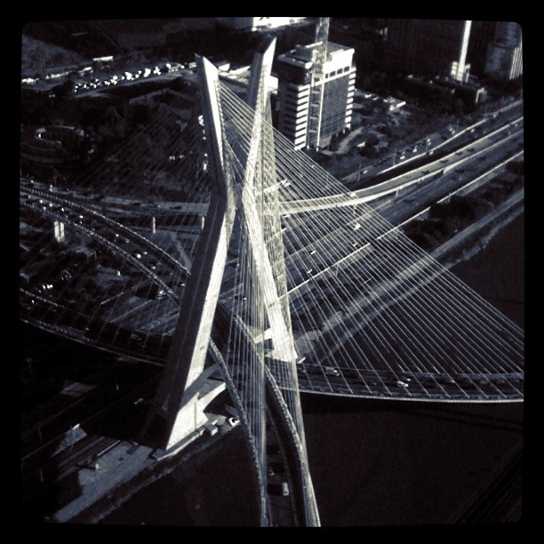 Ponte Estaiada do alto