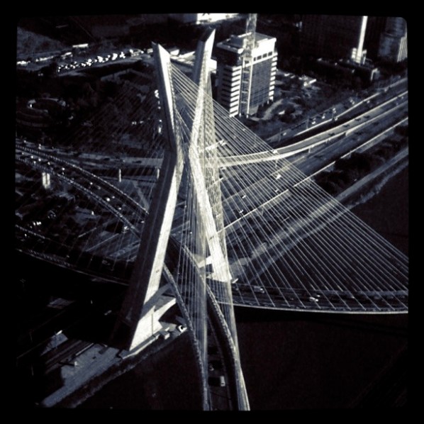 Ponte Estaiada do alto