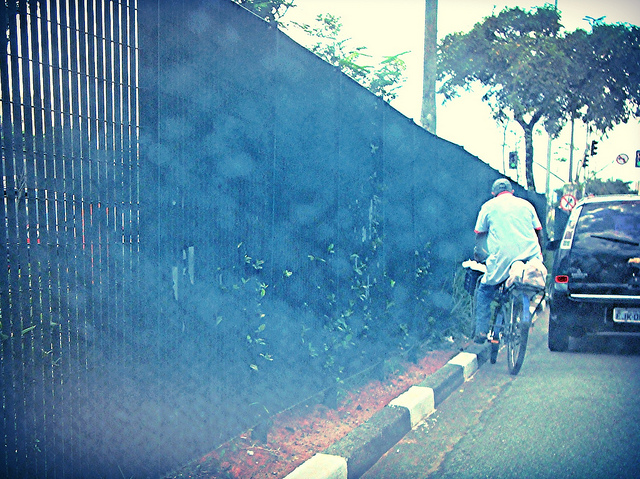 Bicicleta na Avenida Tiradentes