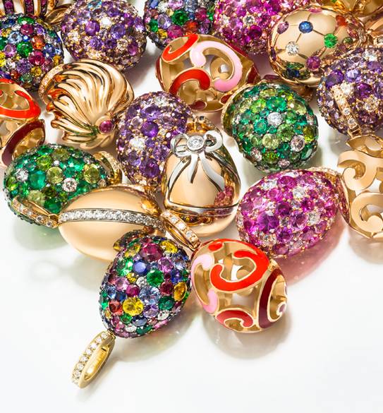 Fabergé+Egg+Charm+Cluster